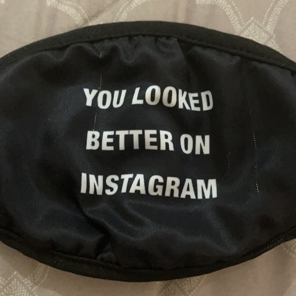 🥰 4/$25- NWOT - You Looked Better Mask - Picture 2 of 6